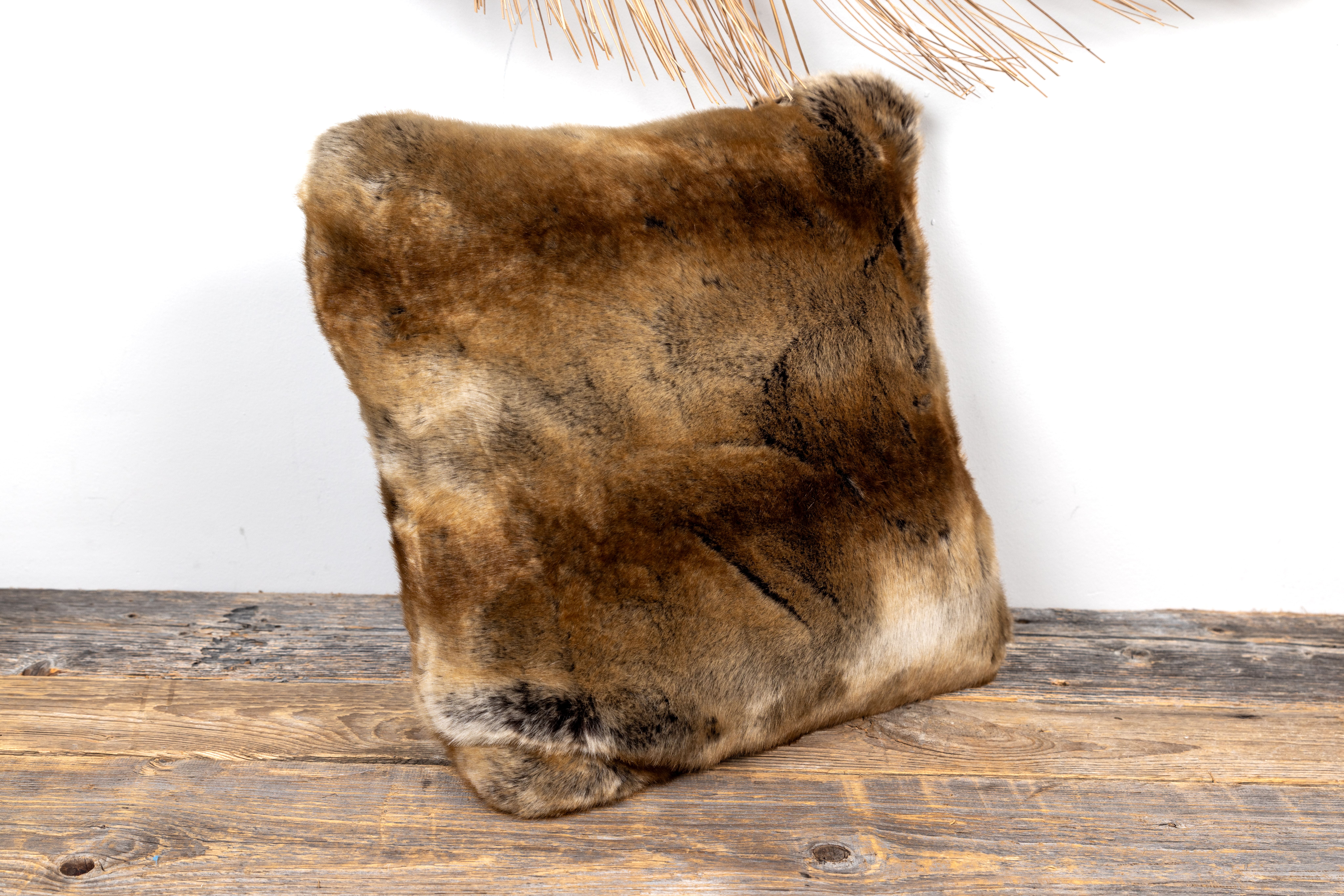 Kunstfellkissen Zobel in der Farbe Braun - Star Home