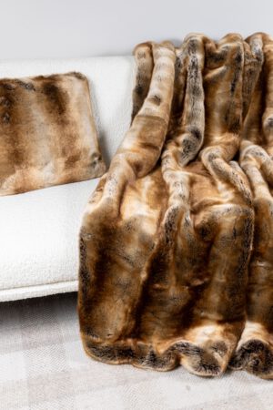 Webpelzkissen Zobel 3 Kunstfellkissen Zobel in der Farbe Braun - Star Home