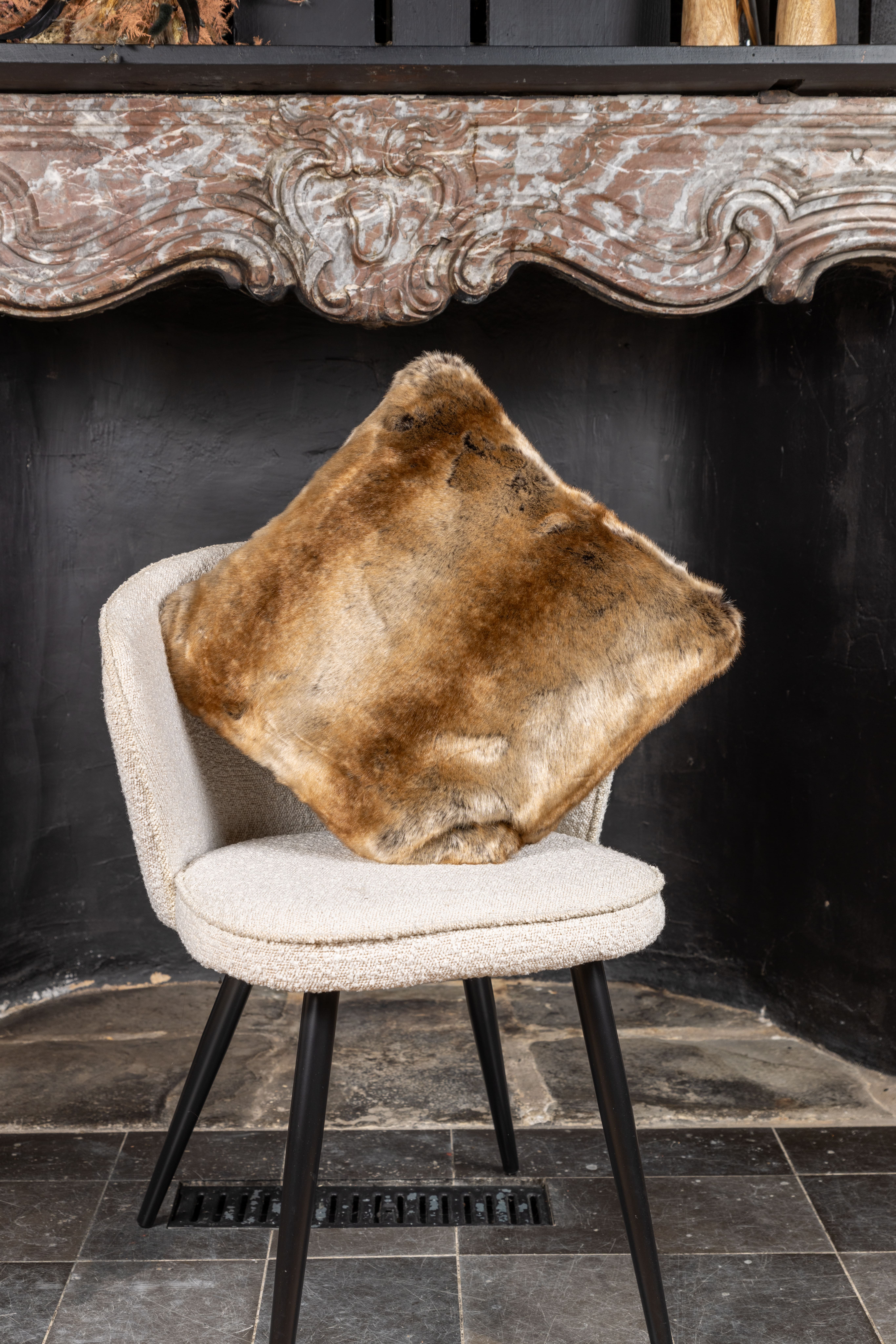 Kunstfellkissen Zobel Kunstfellkissen Zobel in der Farbe Braun - Star Home