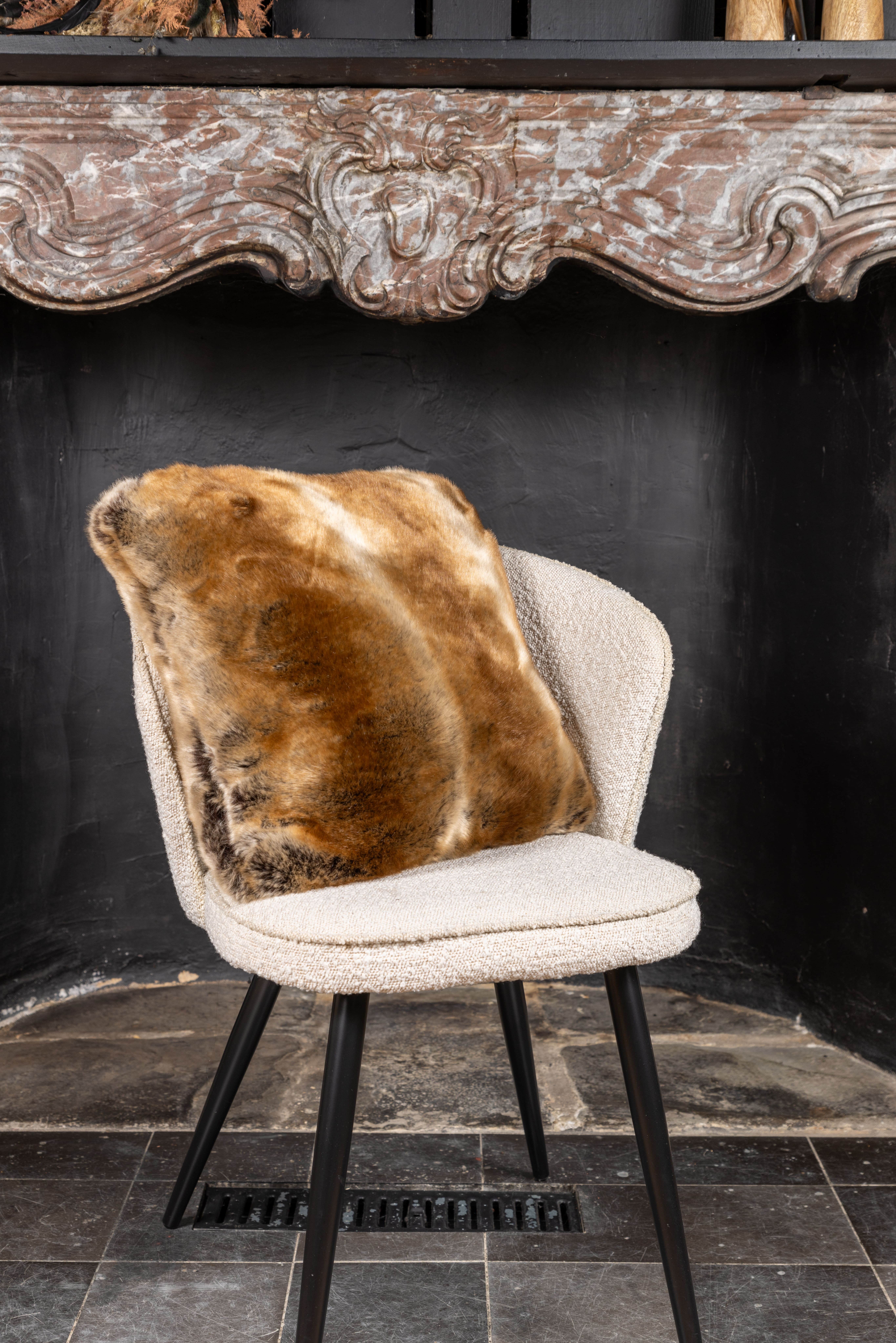 Kunstfellkissen Zobel Kunstfellkissen Zobel in der Farbe Braun - Star Home