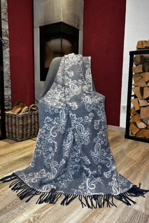 Wohndecke Mara - Navy/Grau 4 decke motiv 1 6