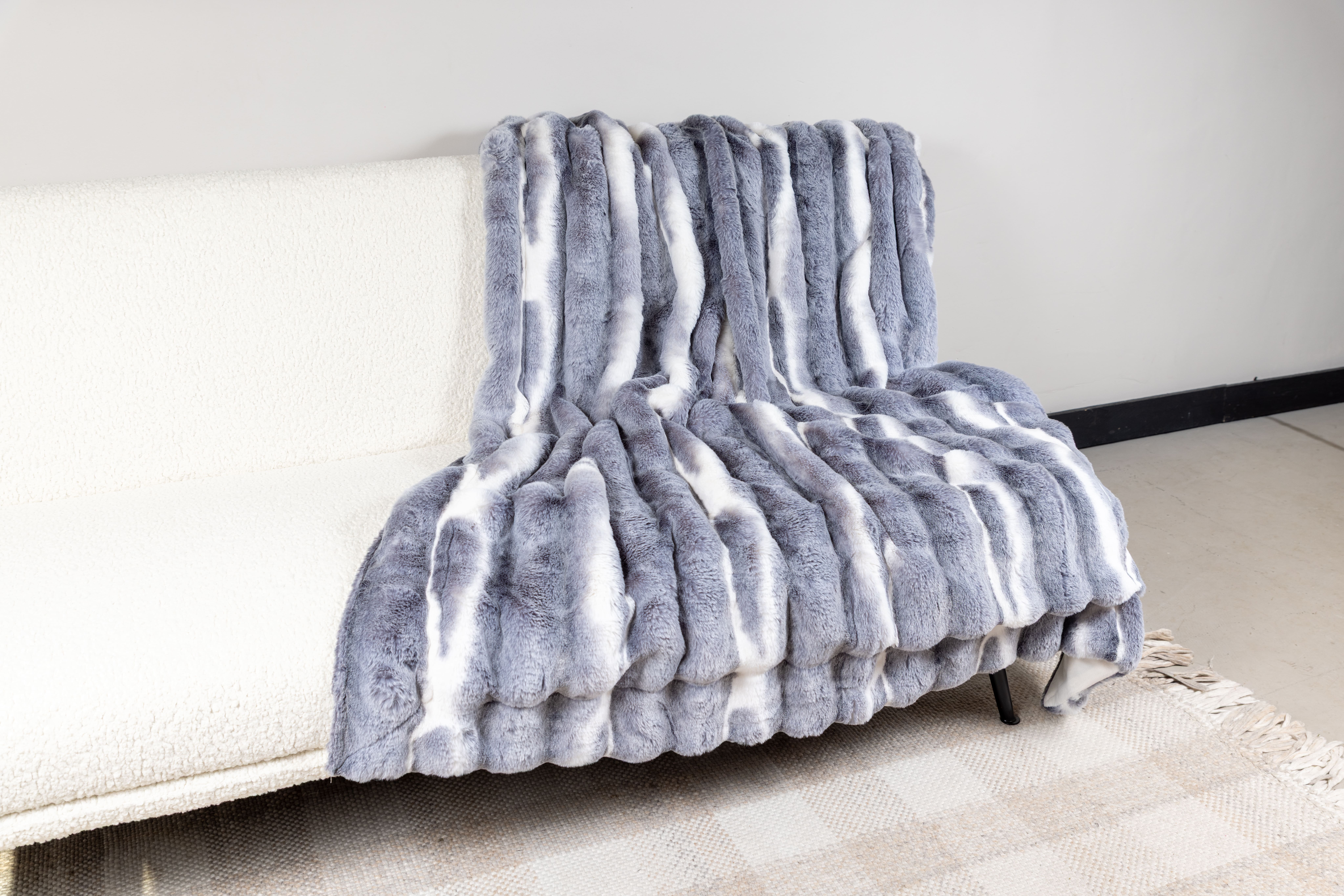 Kunstfelldecke Chinchilla Kunstfelldecke Chinchilla - Star Home Textil