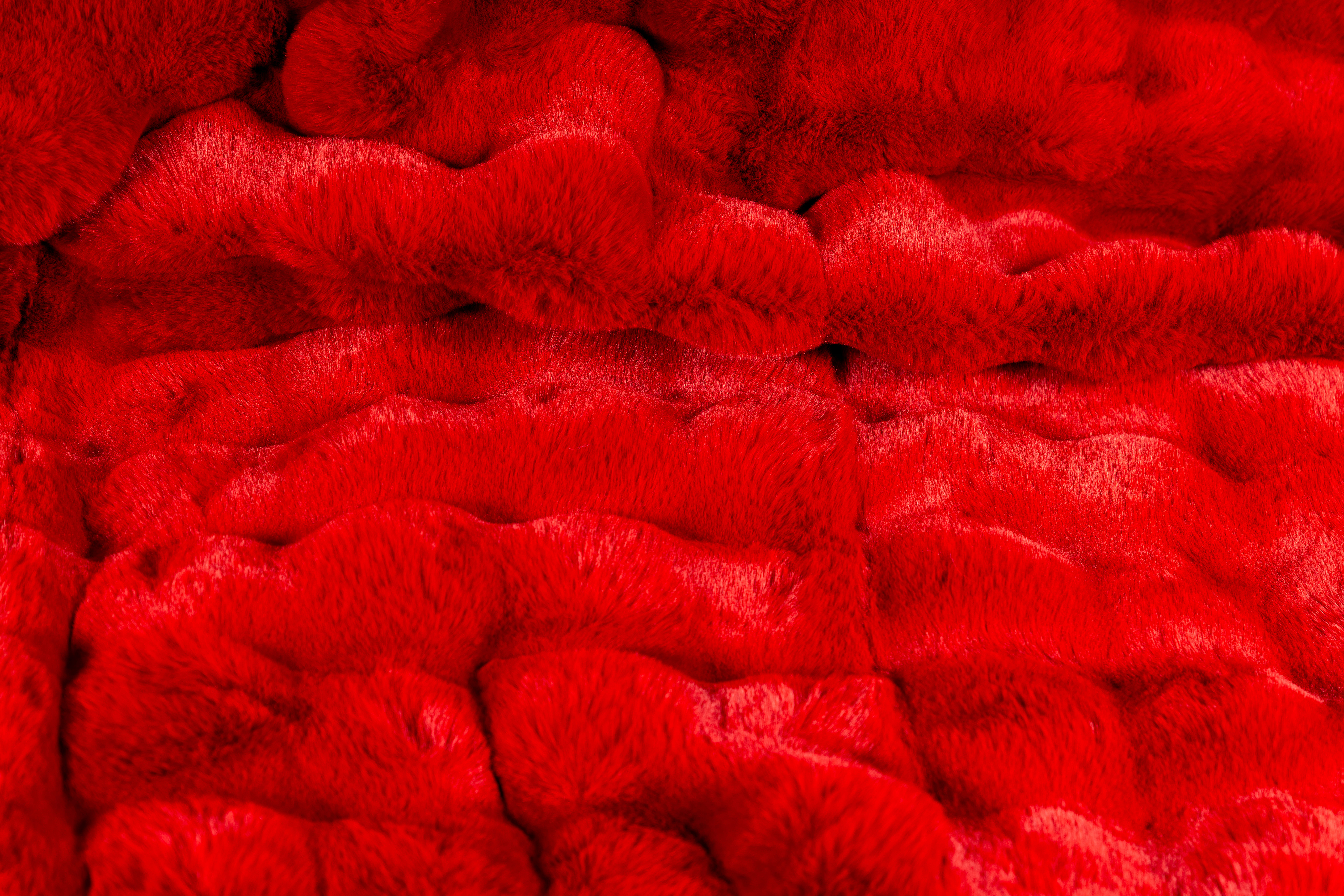 Kunstfelldecke Cosy Rot Kunstfelldecke Cosy in der Farbe Rot- Star Home Textil