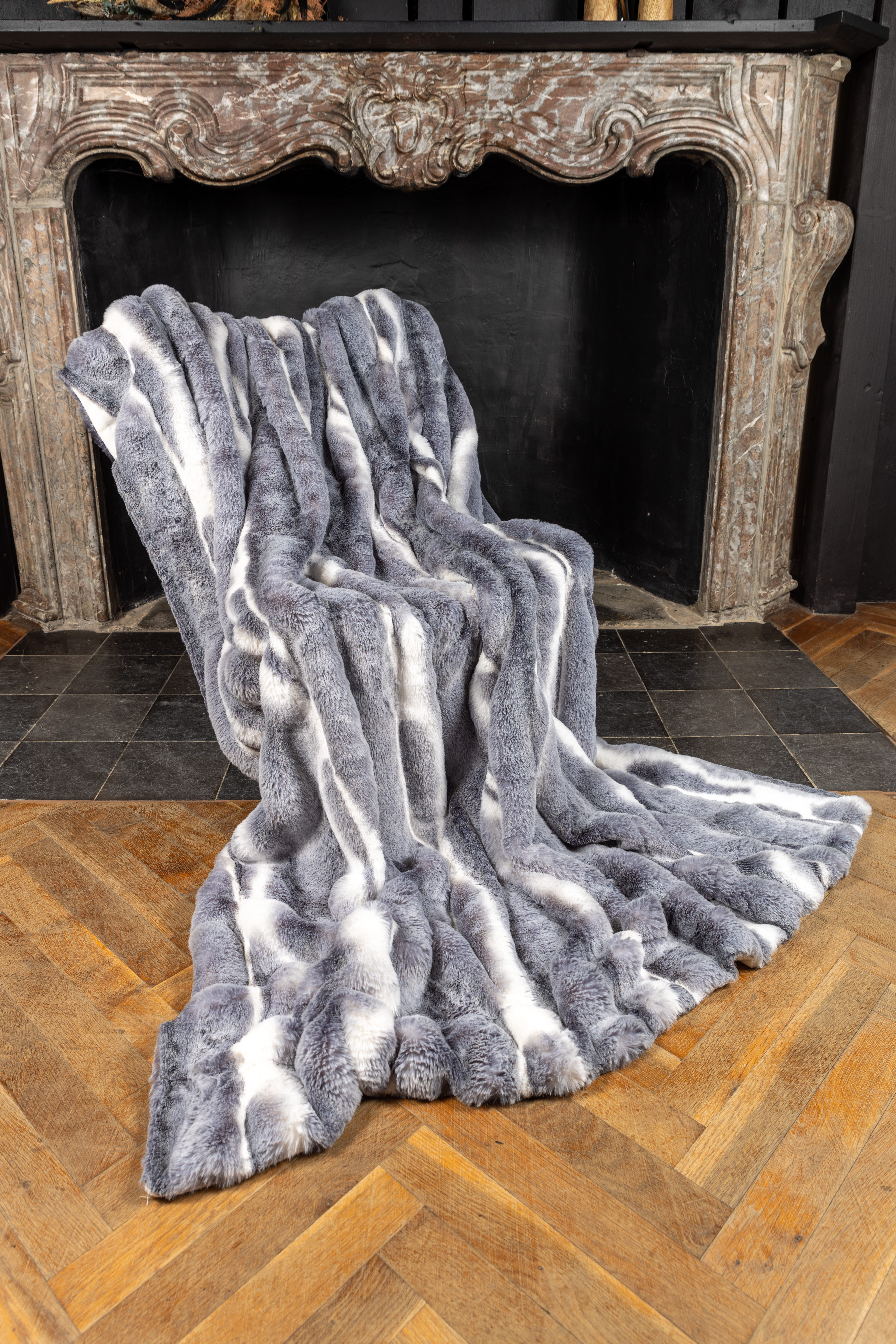 Kunstfelldecke Chinchilla Kunstfelldecke Chinchilla - Star Home Textil