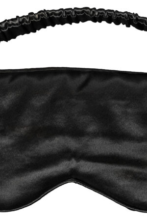 Schlafmaske aus Seide von Star Home in der Farbe Schwarz