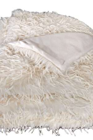 Kunstfelldecke Emu 7 Kunstfelldecke Emu in Weiß - Star Home Textil