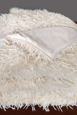 Kunstfelldecke Emu in Weiß - Star Home Textil