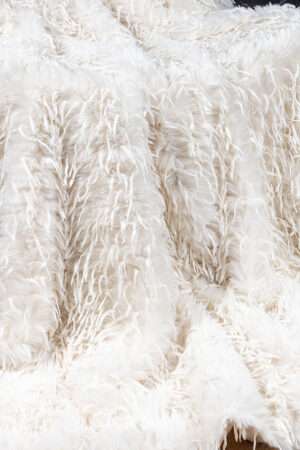 Kunstfelldecke Emu 1 Kunstfelldecke Emu in der Farbe Weiß - Star Home